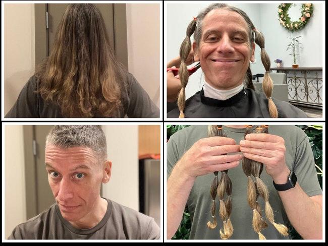 michael donating hair
