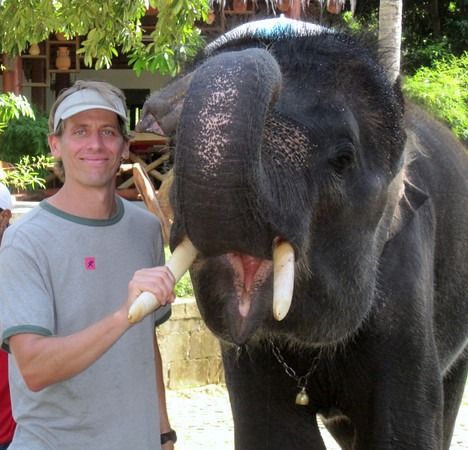 michael and elephant